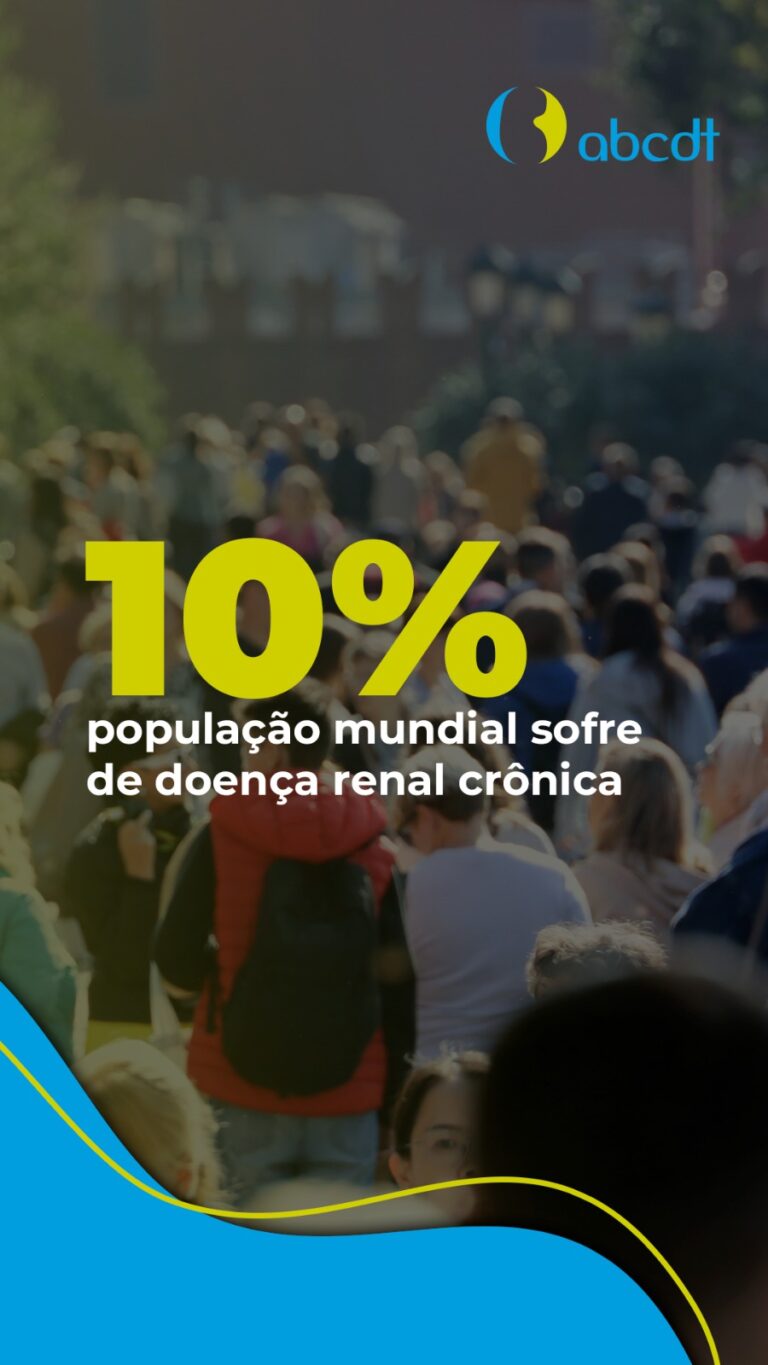 10% da população mundial sofre de doença renal crônica