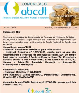 14-09-2020 – Comunicado Administrativo 001