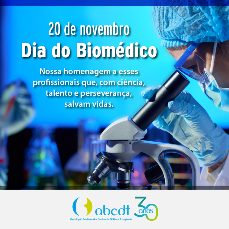 20 de NOVEMBRO – DIA DO BIOMÉDICO