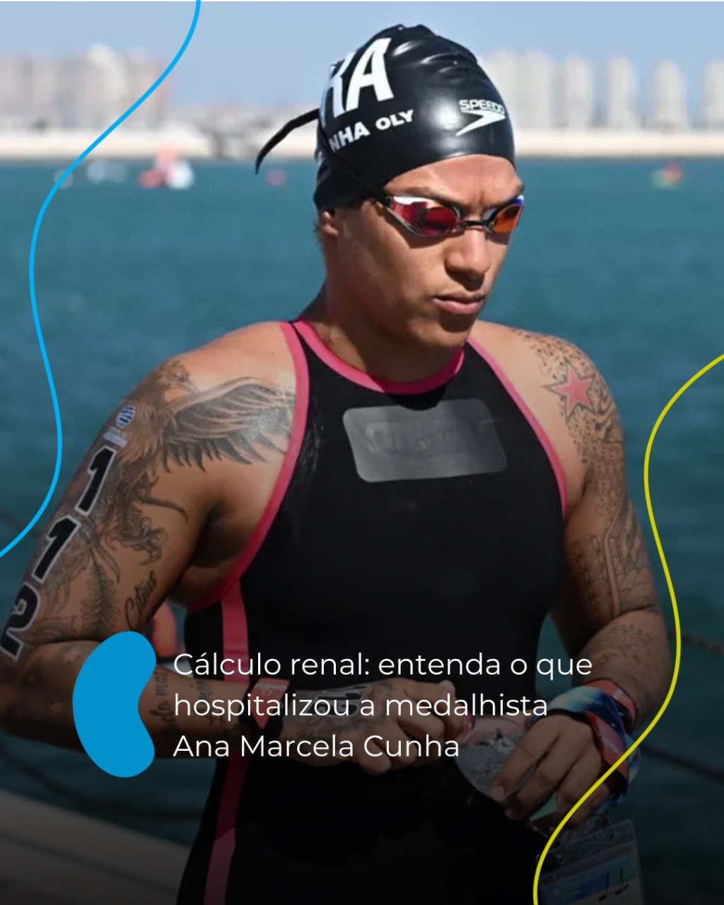 Cálculo renal entenda o que hospitalizou a medalhista Ana Marcela Cunha