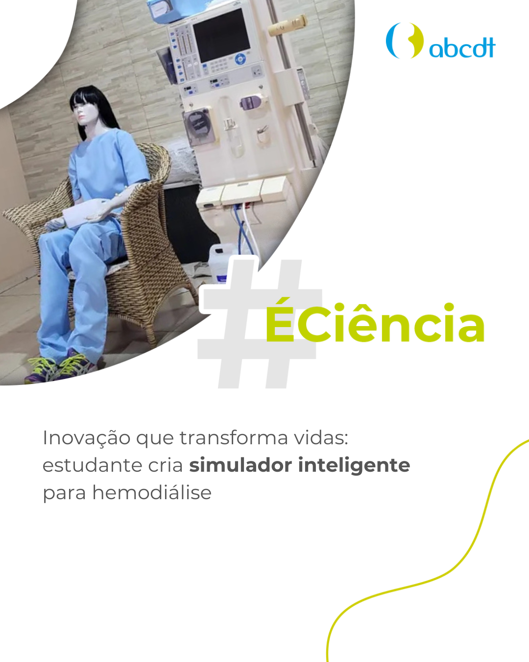 Inovação que transforma vidas, estudante cria simulador inteligente para hemodiálise