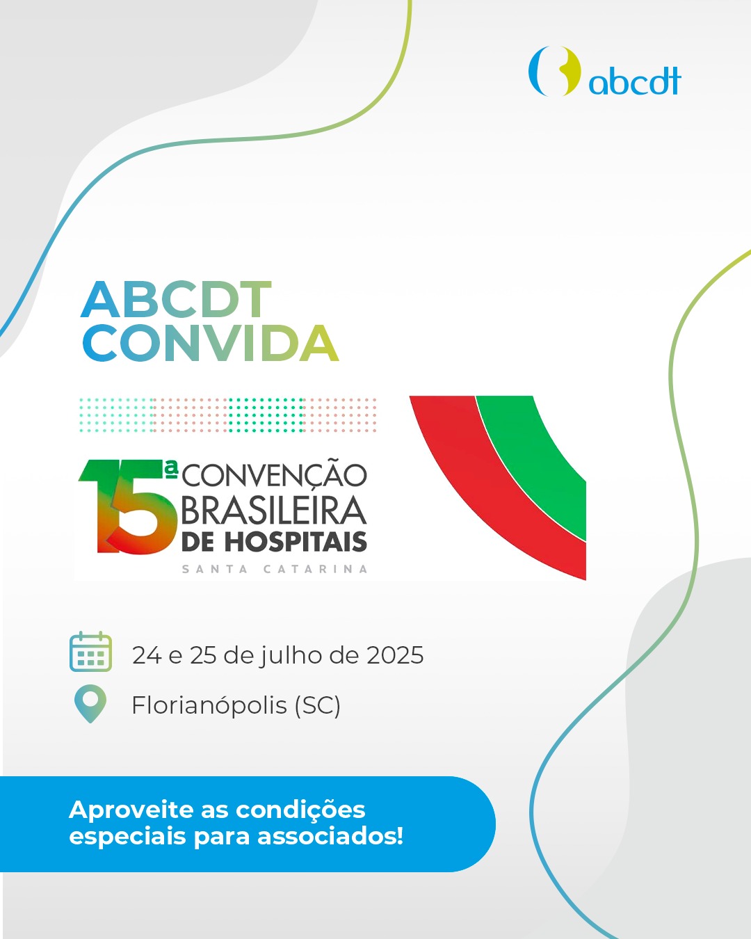 ABCDT convida 15° Convençaõ Brasileira dos Hospitais