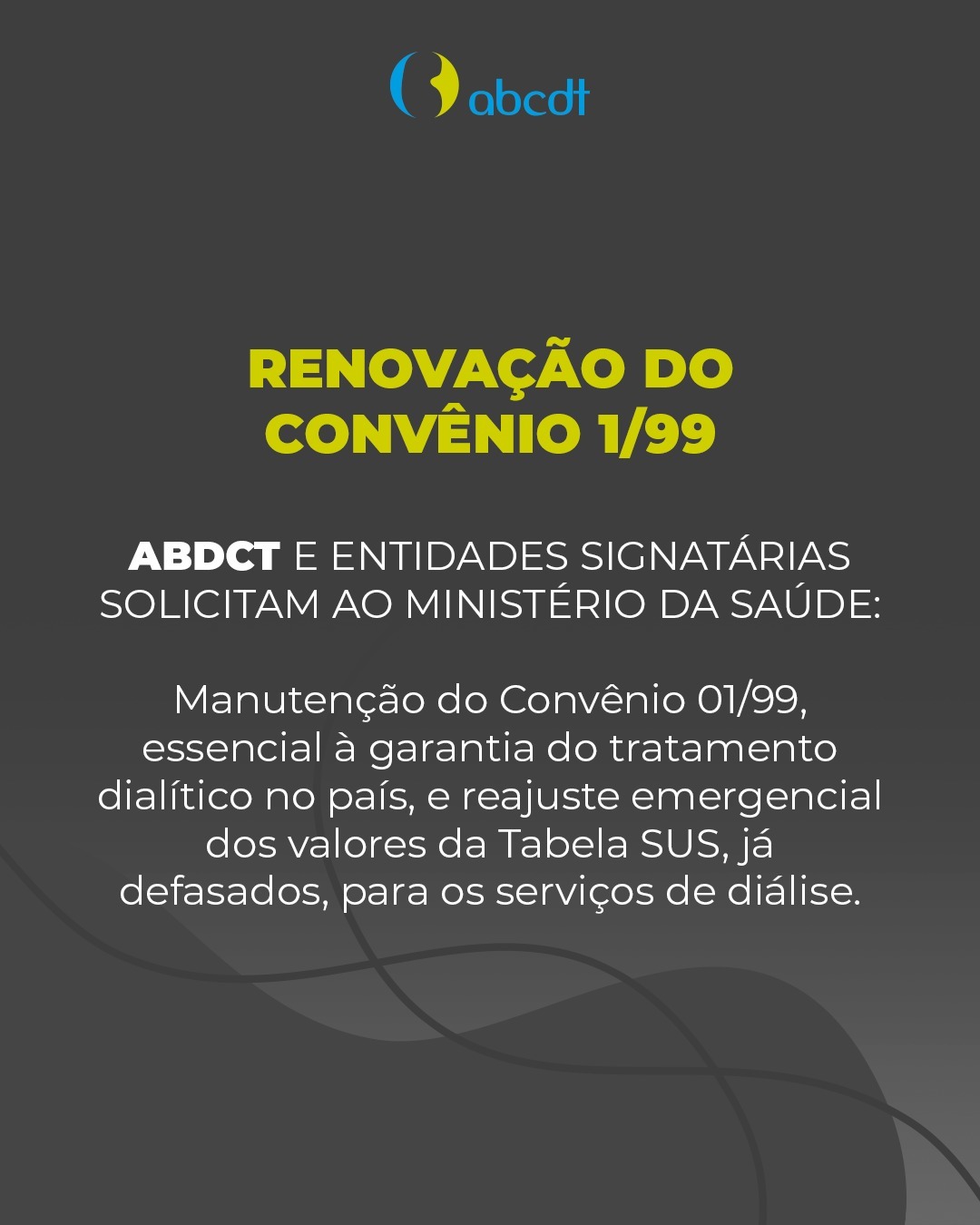 Renovação do Convênio 1
