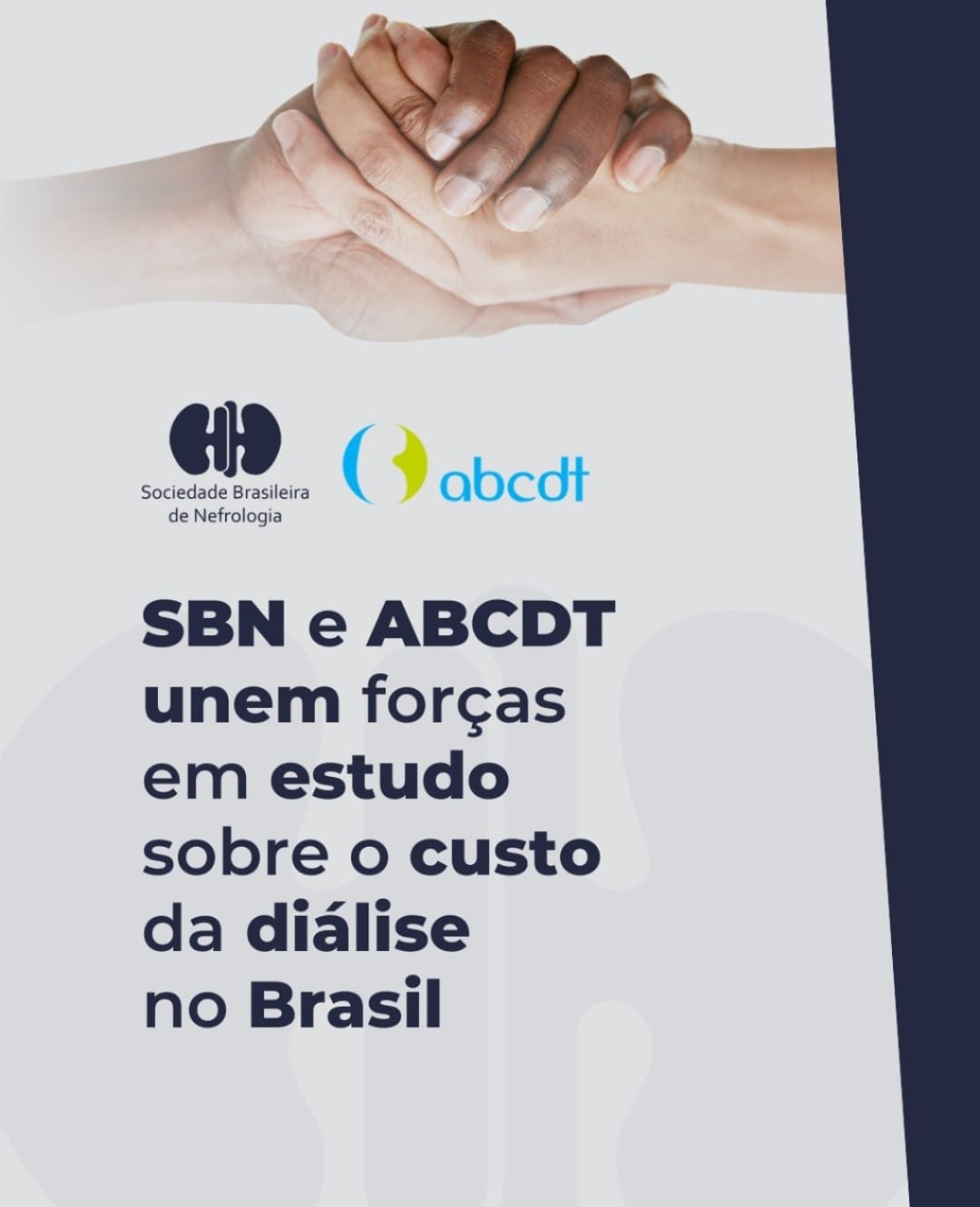 SBN e ABCDT unem forças em estudo sobre custo da diálise no Brasil