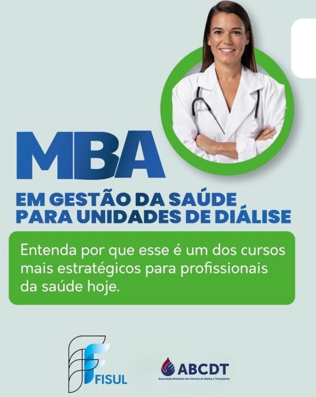 MBA Entenda por que esse é um dos cursos mais estratégicos para profissionais de saúde hoje