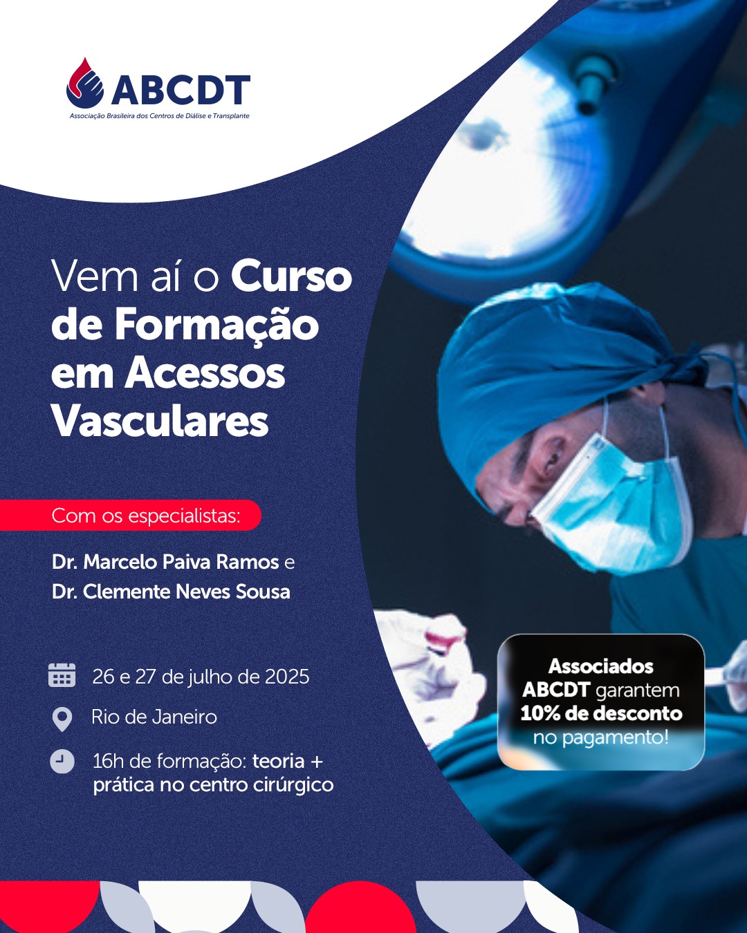 Vem aí o Curso de Formação em Acessos Vasculares