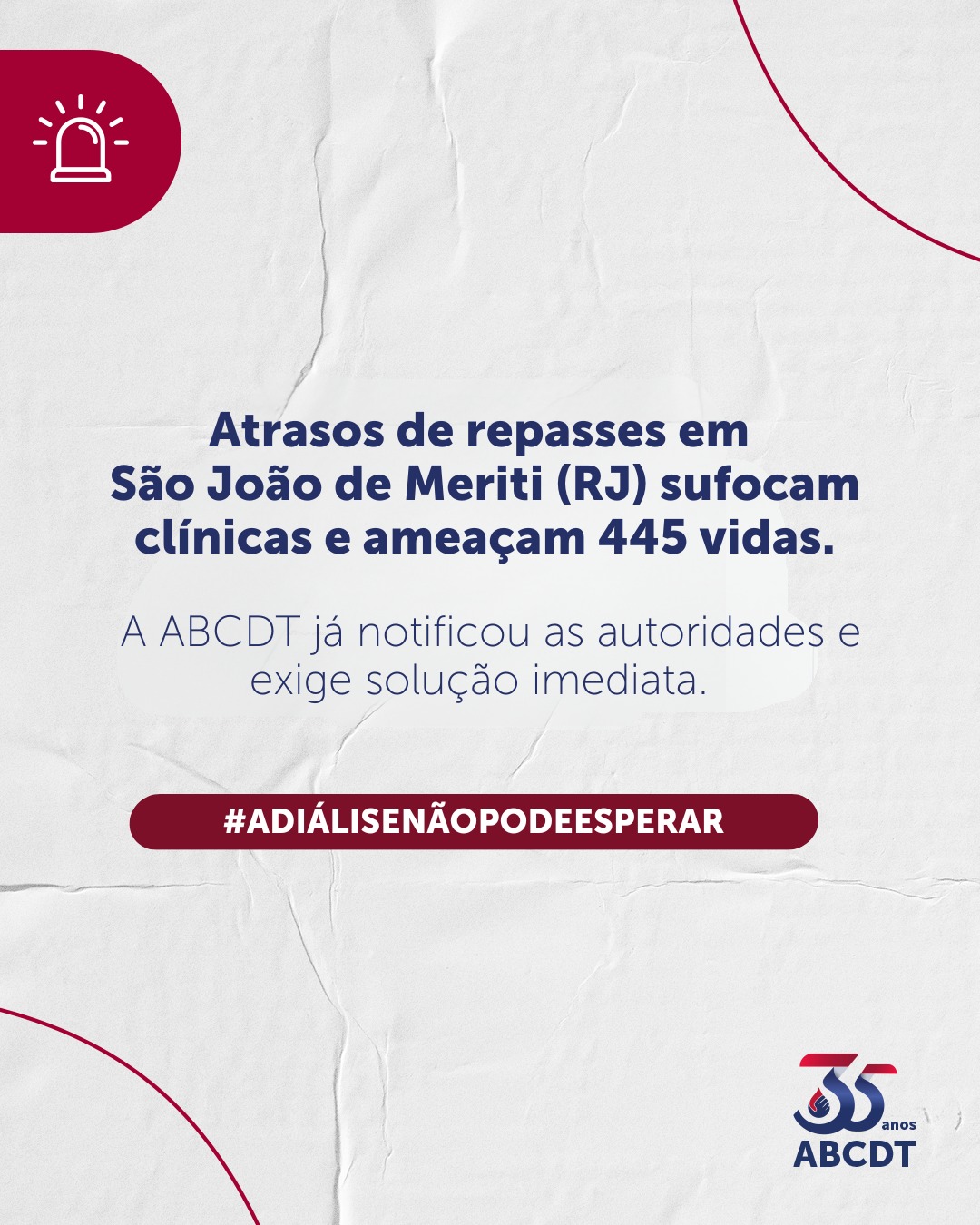 Atrasos de repasses em São João de Meriti RJ sufocam clínicas e ameaçam 445 vidas