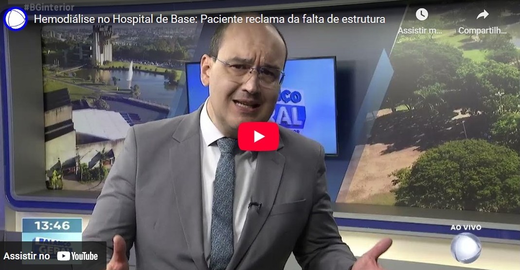 Hemodiálise no Hospital de Base Paciente reclama da falta de estrutura