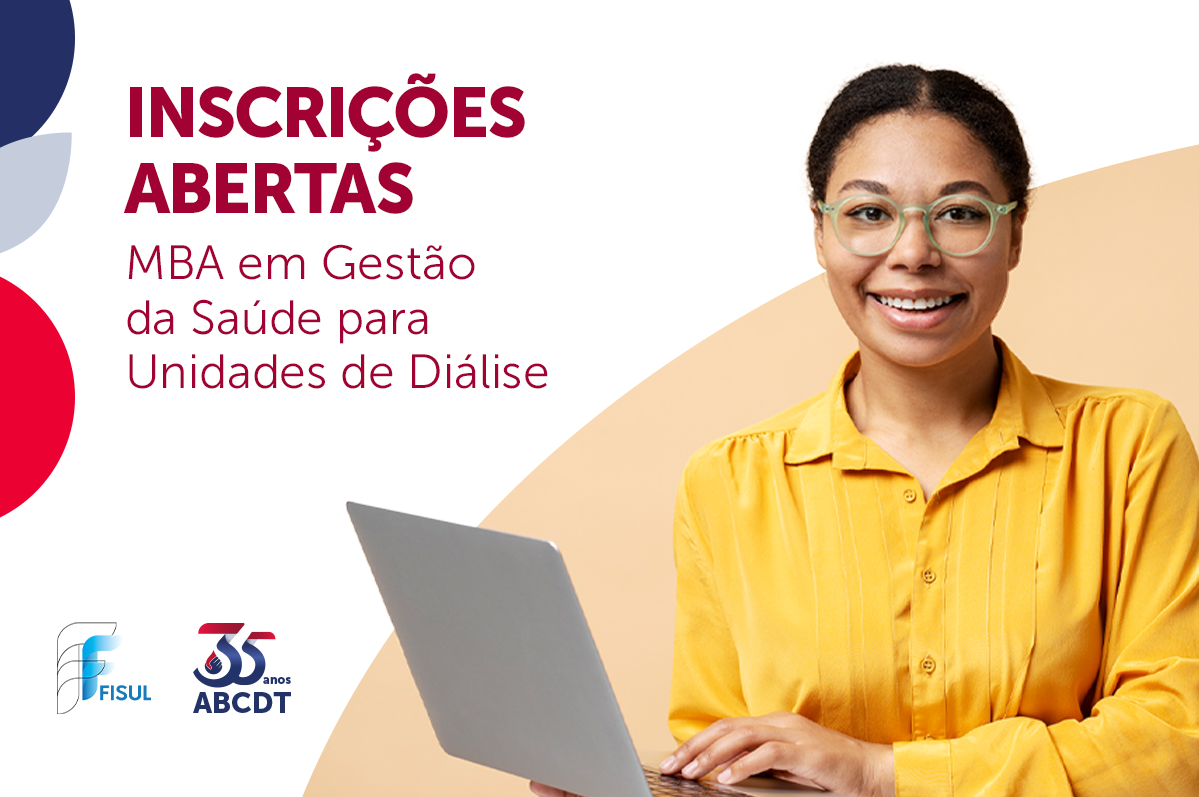 Inscrições Abertas MBA em Gestão da Saúde para Unidades de Diálise
