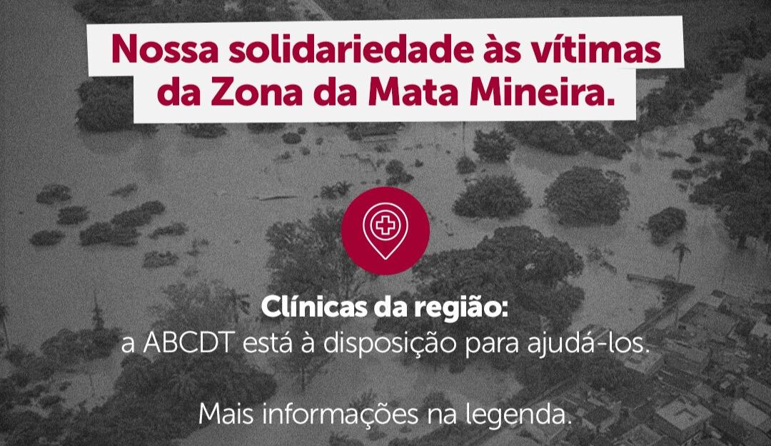 Nossa solidariedade às vítimas da Zona da Mata Mineira