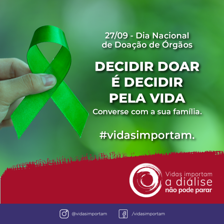 27/09/2021 – DIA NACIONAL DA DOAÇÃO DE ÓRGÃOS