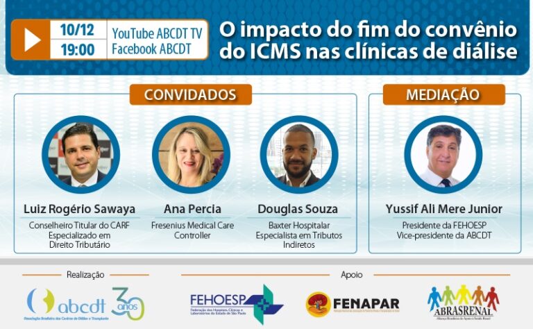 O IMPACTO DO FIM DO CONVÊNIO DO ICMS NAS CLÍNICAS DE DIÁLISE