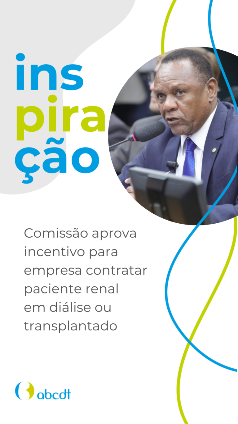 Comissão aprova incentivo para empresa contratar paciente renal em diálise ou transplantado