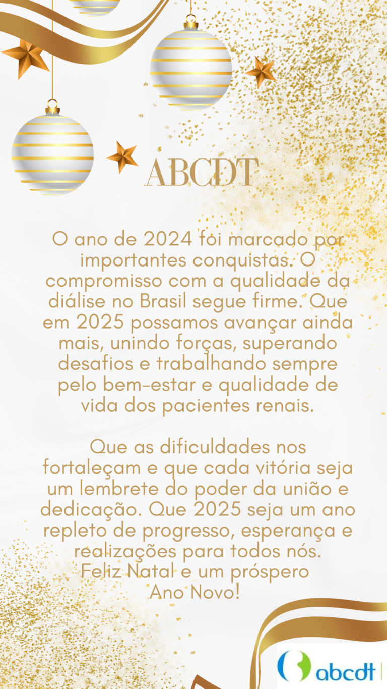 A ABCDT DESEJA FELIZ NATAL, E UM PRÓSPERO ANO NOVO A TODOS!