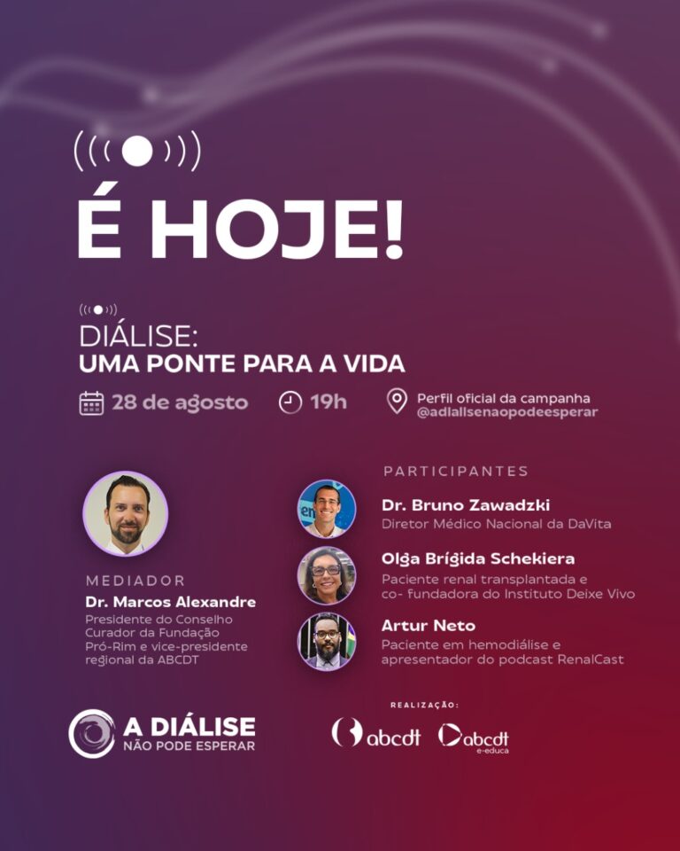 Hoje temos um encontro marcado às 19h