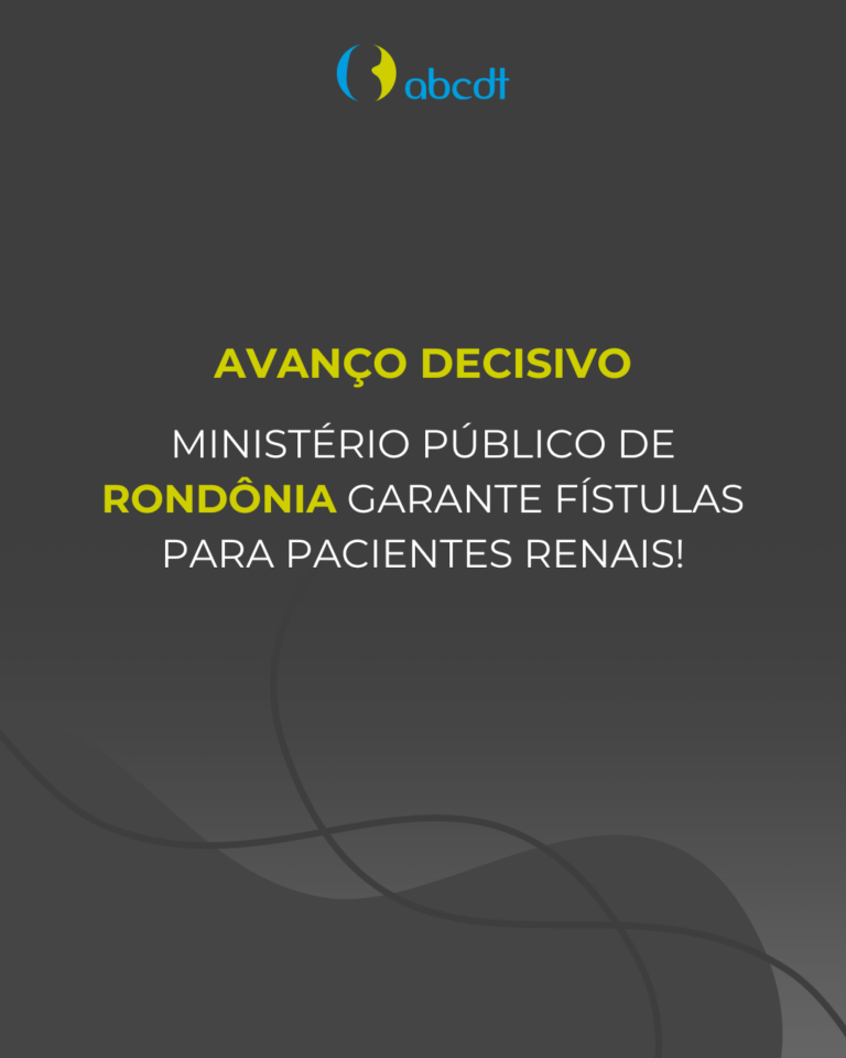 Ministério público de Rondônia garante fístulas para pacientes renais!