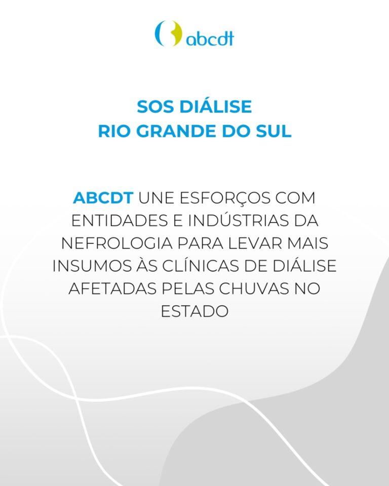 SOS Diálise Rio Grande do Sul não para